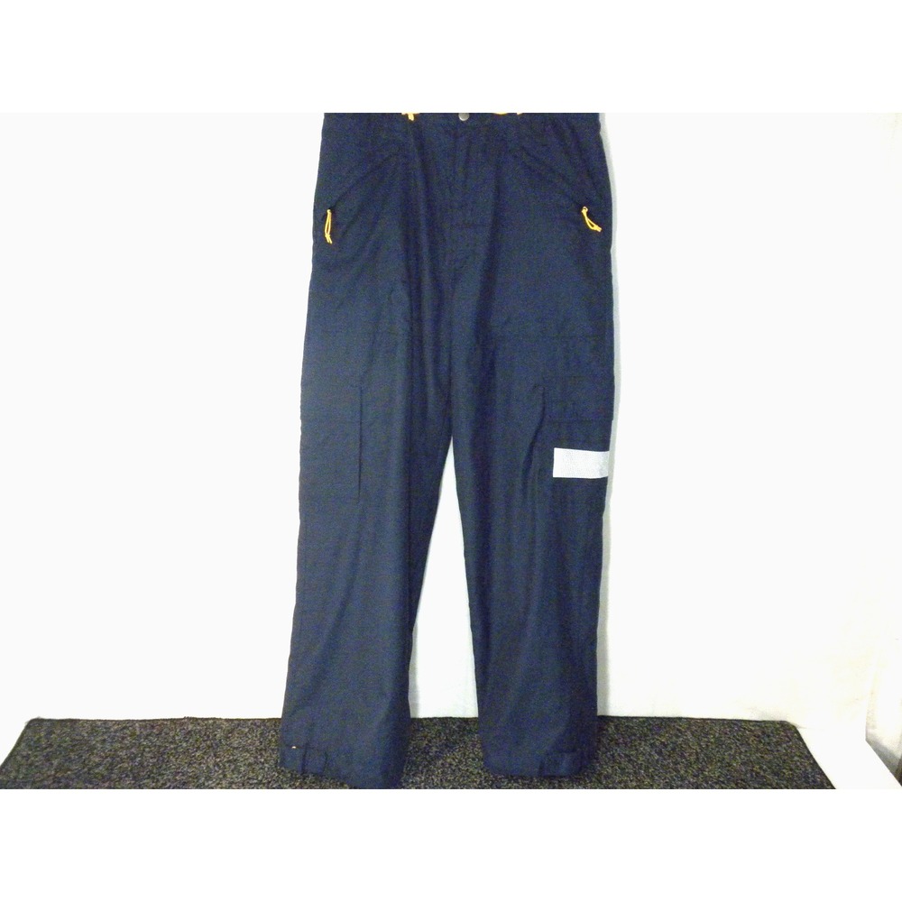 C'mon Studio Cargo Pants Mens XL Blue Denim Fleece‎ Blend Gorpcore Hiking 34x32
